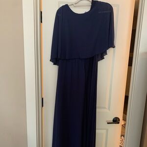 Navy Pant suit- size XL